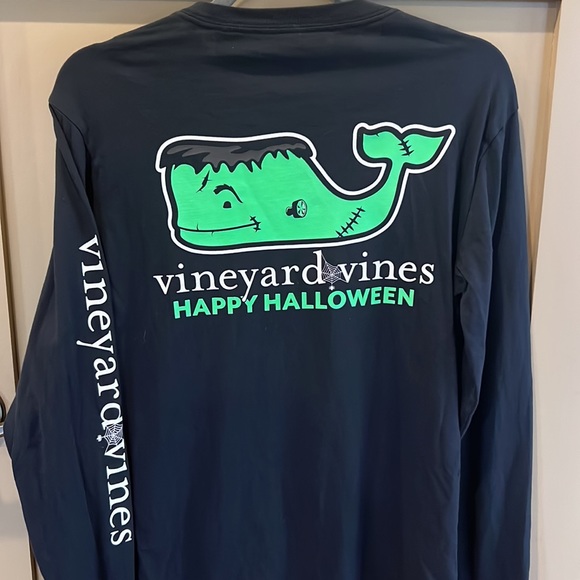 Vineyard Vines Tops - HALLOWEEN Vineyard Vines Black Frankenstein Long Sleeve Shirt Top